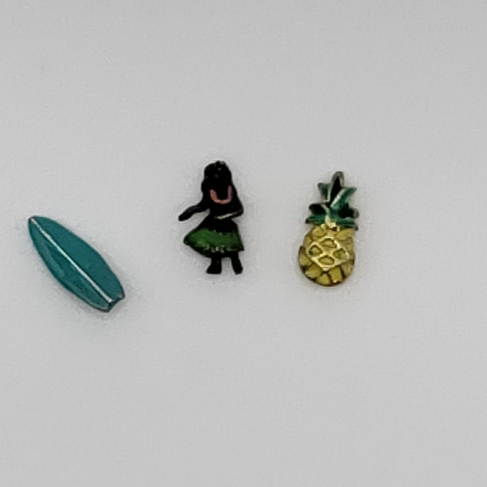 Origami Owl Hawaii Charm Set